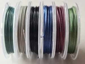 Schmuckdraht Juwelierdraht Stahlseide Perlendraht 10 Meter 0,45 mm 2189 - Bild 1 von 9