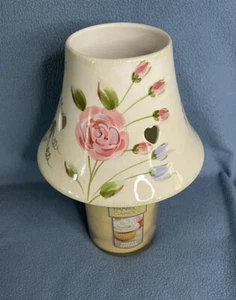 Yankee Candle Rose Purple Ivy Heart Cutout Flower Large Shade - Picture 1 of 6