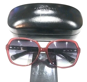 Coach HC8155Q Sonnenbrille milky schwarz Kirsche Schmetterling 59-16 135 Etui Stoff neu - Bild 1 von 12