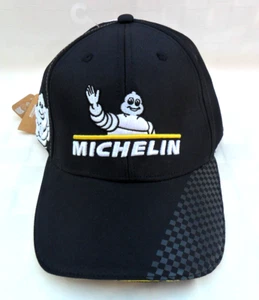 NEU MIT ETIKETT ORIGINAL MICHELIN MOTORSPORT RACING SCHWARZ GESTICKTES LOGO BASEBALL KAPPE MÜTZE - Bild 1 von 11