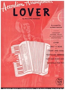 Partitura musical de acordeón Richard Rodgers y Lorenz Hart, 1933 - Imagen 1 de 2