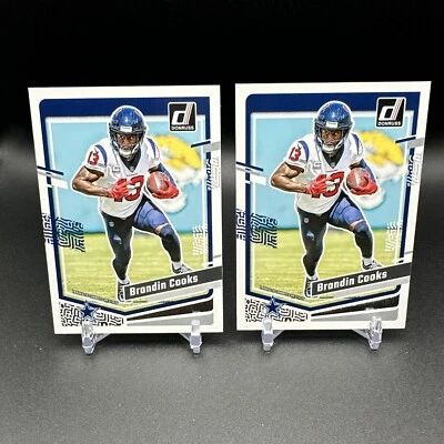 Lote de 2 Dallas Cowboys Base 2023 Panini Donruss Fútbol Brandin Cooks #71 Foto 1 de 4