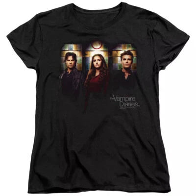 T-shirt donna The Vampire Diaries "Finestre macchiate" - Immagine 1 di 3