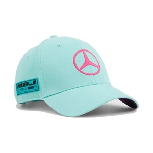 Gorra PUMA Mercedes AMG F1 Formula One Team George Russell MDJ Miami GP Hat - Imagen 1 de 6