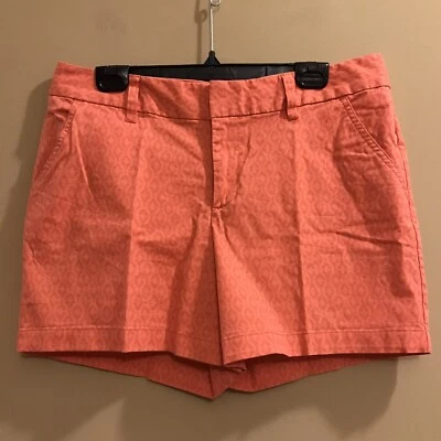 Le Tigre Shorts Womens Orange Pink Pattern Size 12 - Image 1 of 4