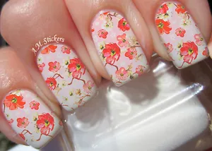 Amezing Blume Nail Art Sticker Transfers Abziehbilder 22er Set - A1026 - Bild 1 von 1