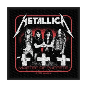 METALLICA PATCH AUFNÄHER # 82 MASTER OF PUPPETS BANDPIC 10x9cm FLICKEN ABZEICHEN - Picture 1 of 1
