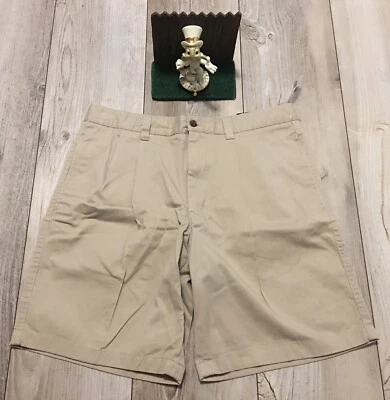 Pantalones Cortos Chinos Plisados Calce Relajado Club Room Para Hombre Talla 32, Beige Nuevos $55 Foto 1 de 4