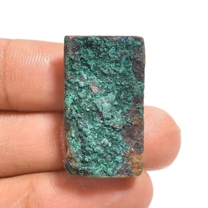 Natural Azurite Malachite Loose Gemstone Radiant Druzy From 40.00 Cts 28X16X8 mm - Picture 1 of 6