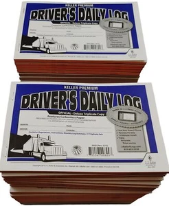 Lot of 50 JJ Keller 8555 Triplicate Copy Driver's Daily Log Book Carbonless - Picture 1 of 7