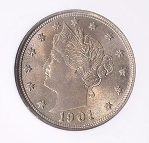 1901 Liberty V Nickel NGC MS64 - Picture 1 of 3