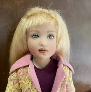 Helen Kish Doll - 14" Articulated Chrysalis Wren - Pistachio - Good Condition - Picture 1 of 6