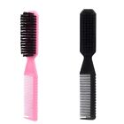 2 in 1 Bristle Hair Brush Neck Duster Broken Remove Comb Frizz Control