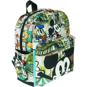 Disney Mickey Mouse 12" Deluxe Oversize Print Daypack BackPack Bag - Picture 1 of 2