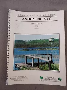 Antrim COUNTY MICHIGAN LAND ATLAS AND PLAT BOOK 1998 - Picture 1 of 6