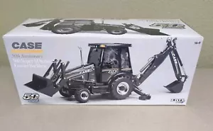 ERTL Case 580 Super M Series 2 Loader Backhoe Black 50th Anniversary 1/16 NIB - Picture 1 of 19