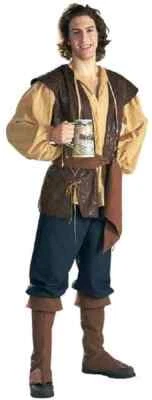 Fantasia Adulta Deluxe Halloween Fantasia Fantasia Renascentista Medieval Estalajadeiro - Imagem 1 de 2