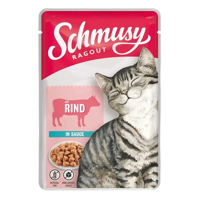 Schmusy Ragout mit Rind in Sauce | 22x 100g - Bild 1 von 1
