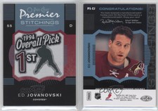 2007-08 O-Pee-Chee Premier Stitchings Variation 25 /25 Ed Jovanovski #PS-EJ
