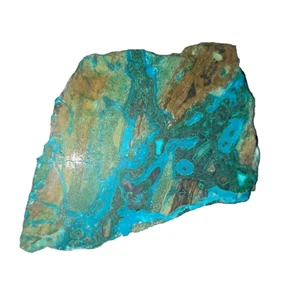 Disco pulido de dos lados malaquita crisocolo malaquita n.º 2 esperanza pulido - Imagen 1 de 8