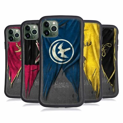OFFICIAL HBO GAME OF THRONES SIGIL FLAGS HYBRID CASE FOR APPLE iPHONES PHONES - Image 1 of 4