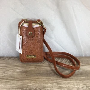 New Crossbody Phone Case, Card Holder, Floral Embossed By Jessica Simpson - Picture 1 of 5