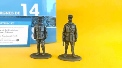 President Poincare and Marshall Foch, WW1 Figures, Scale 1:24 by Atlas Editions - Image 1 of 3