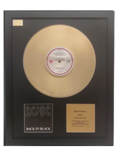 AC/DC - Back in Black | Gold Record & CD Presentation - Picture 1 of 2