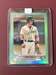 Henry Davis RC 2022 Topps Pro Debut Chrome Aqua Refractor /75 #PDC-139