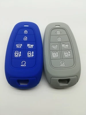 2*Fob Key Cover for 2018 2019 2020 2021 2022 2023 2024 2025 HYUNDAI NEXO SONATA - Image 1 of 4