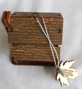 Great Smoky Mountains National Park 2021 Ornament John Oliver Cabin Wooden Dated - Picture 1 of 19