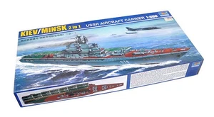 TRUMPETER 05207 Modelo Militar 1/550 Buque de Guerra KIEV/MINSK 2 en 1 Portaaviones URSS P5207 - Imagen 1 de 1