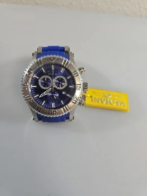 Invicta - SEA SPIDER - Mãos e índices trinitos - Cronógrafo quartzo azul 15381 - Imagem 1 de 4