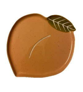 Urban Outfitters UO Home Peach Shaped Fruit Serving Plate Retired Replacement - Picture 1 of 7