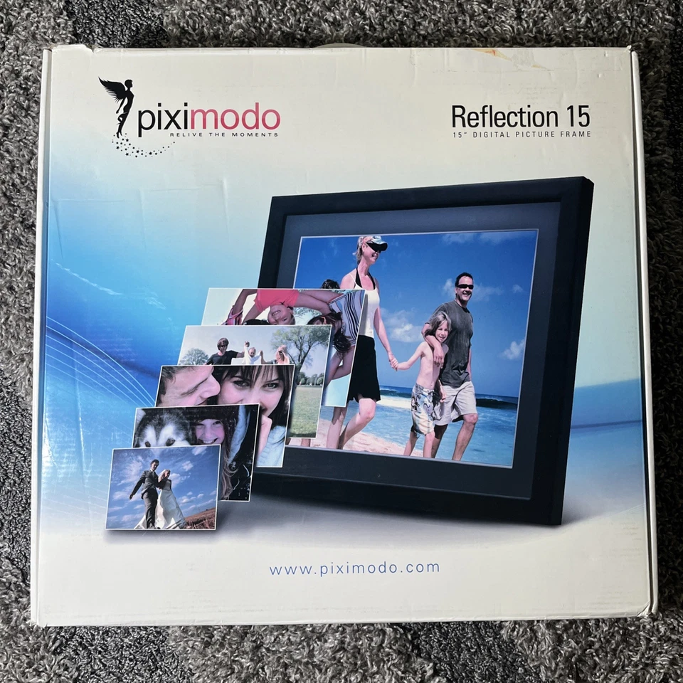 Piximodo Foto Photo Frame Reflection 15 Wall Mountable With Remote Control - Image 1 of 4