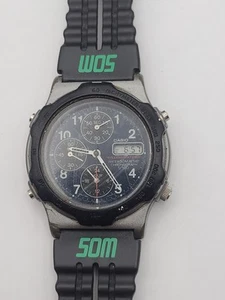 Orologio Uomo Casio Illuminator Cronografo 1325 MWA-10 Japan Y Funzionante - Foto 1 di 16