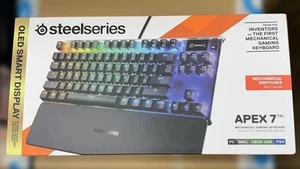 SteelSeries Apex 7 TKL Red switch gaming keyboard US Unopened - Picture 1 of 3