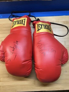 Sugar Shane Mosley & Jack Mosley Handschuhe mit Autogramm - Bild 1 von 5
