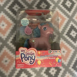NEU 2004 G3 My Little Pony Juwel Geburtstag MÄRZ MISCHIEF Toys R Us exklusiv - Bild 1 von 6