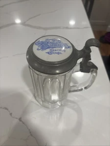 Vintage Summer & Winter Garden Lounge, Bismarck Hotel, Chicago, IL Lidded Stein - Picture 1 of 24