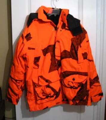 Abrigo y chaqueta de caza Field & Stream 3 en 1 naranja brillante camuflaje para hombre talla L, ciervo Foto 1 de 4