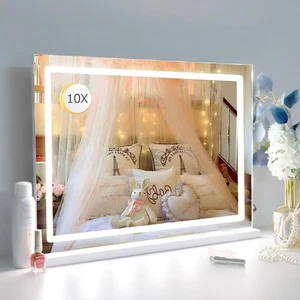 Makeup Vanity Mirror with Lights, 31.5"x 23.6" Large LED Lighted with... - Picture 1 of 7