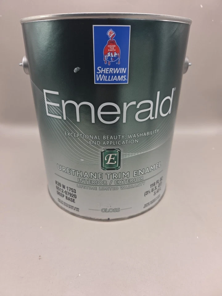 Brillo interior/exterior Sherwin Williams esmeralda de 1 galón BASE PROFUNDA NO TINTADA Foto 1 de 1