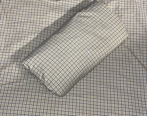 Ralph Lauren Queen Bettwäsche FLACH & TAILLIERT University Tattersal Blau & Gelb - Bild 1 von 4