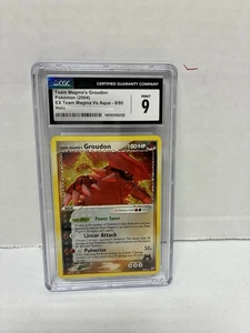 Team Magma’s Groudon Holo #9/95 - EX Team Aqua vs. Magma - CGC 9 - Imagen 1 de 2