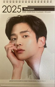 Rowoon Goods 2025-2026 2 Year Desk Calendar Turning Korean Actor Japan - Picture 1 of 7