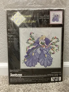 Neu Janlynn Platin Iris Blume Fee gezählt Kreuzstich Kit 122-24 - Bild 1 von 7