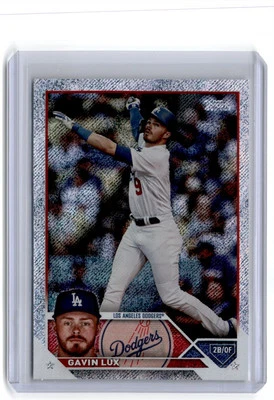 2023 Topps Foilboard Retail Gavin Lux 574/608 Los Angeles Dodgers #247 - Image 1 of 2