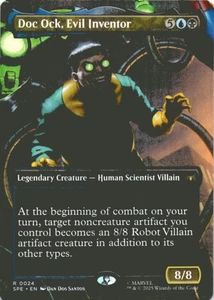 MTG Doc Ock, Evil Inventor (Borderless) Normal NM Marvel's Spider-Man Magic - Bild 1 von 2