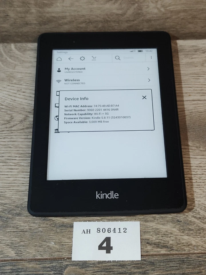 Amazon Kindle Paperwhite 7th Generation - 3G and WiFi - DP75SDI 2GB  - Image 1 of 4